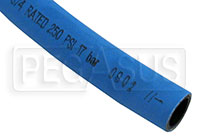 Large photo of Textile Reinforced High Temperature Hose, Blue, Pegasus Part No. 3290-Size