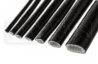 Click for a larger picture of Goodridge Black Firesleeve, per Inch