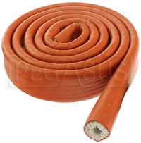 Click for a larger picture of Aeroquip Heavy-Duty Firesleeve (Orange), per Inch