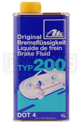 Click for a larger picture of ATE Type 200 (Amber) DOT 4 Racing Brake Fluid