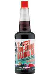 Large photo of Red Line Synthetic 2-Stroke Racing Oil, 16 oz Bottle, Pegasus Part No. 3347-Quantity