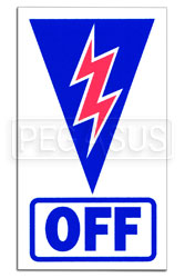 Click for a larger picture of Off Decal for Master Battery Kill Switch