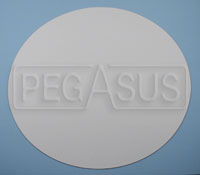 Large photo of White Scotchcal Circle, Pegasus Part No. 3367-Size