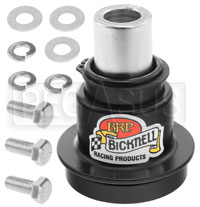 Click for a larger picture of Splined Quick-Release Steering Hub Assembly, 5/8" Alum/Alum