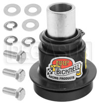 Click for a larger picture of Splined Quick-Release Steering Hub Assembly, 3/4" Alum/Alum