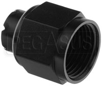 Click for a larger picture of AN929 Aluminum AN Flare Cap, Black