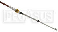 Click for a larger picture of Push-Pull Cable with 2 Bulkhead Ends, 10-32 Thread