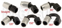 Click for a larger picture of Aluminum Hose Ends for PTFE-Lined 811 / 825 / 910 Hose
