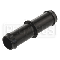 Click for a larger picture of 3/4 Straight Hose Joiner, Black Aluminum