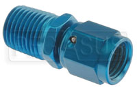 Click for a larger picture of Male NPT Pipe to Female AN Swivel Adapter, Aluminum