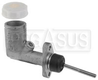 Click for a larger picture of Girling Aluminum Master Cylinder with Small Reservoir