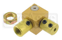 Click for a larger picture of Tilton Right Angle Coupler for 3/8-24 Bias Adjuster Cable