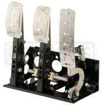 Click for a larger picture of OBP Pro-Race 3-Pedal Box, Floor Mount, without MC