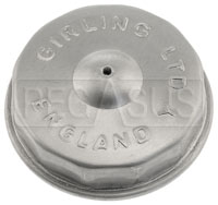 Large photo of Aluminum Cap for Girling Master Cylinder w/Small Reservoir, Pegasus Part No. 3549