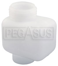 Large photo of Tilton Plastic Reservoir Tank, Pegasus Part No. 3558-Size