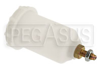 Click for a larger picture of Brake Fluid Reservoir, Centered 7/16-20 Outlet, 4 1/2" Tall
