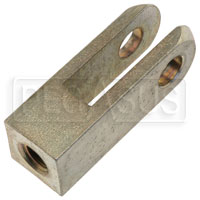 Click for a larger picture of Steel Clevis for 5/16-24 Master Cylinder Pushrod, 5/16" Hole