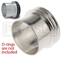 Large photo of Quick Disconnect Male Ferrule for 2-pc or 3-pc QDC, Pegasus Part No. 3608-010-Size