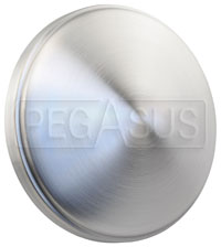 Click for a larger picture of Single Spun Aluminum 5.75" Headlight Cover