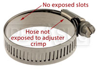 Click for a larger picture of Stainless Steel Worm-Drive Hose Clamp with Metal Lining