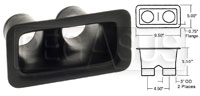 Large photo of Air Inlet, Small Bumper Mount (2 Outlet), for 3