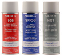 Click for a larger picture of (HAO) Visible Dye Penetrant Crack Testing Kit