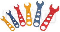 Click for a larger picture of 6 Piece Aluminum AN Wrench Set, Sizes 3, 4, 6, 8, 10, 12