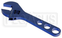 Large photo of Aluminum 9 inch Adjustable AN Wrench, Adjusts from 3 to 20AN, Pegasus Part No. 3830-ADJ