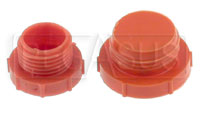 Large photo of BSP Plastic Flare Plug (threaded, not push-on type), Pegasus Part No. 3996-Size