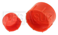 Click for a larger picture of BSP Plastic Flare Cap (threaded, not push-on type)
