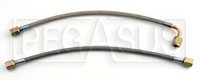 Click for a larger picture of Pre-Assembled Size 4 Braided PTFE Racing Hoses