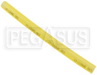 Click for a larger picture of 6" Adhesive Heat Shrink Tube, 12-10 Ga Translucent Yellow