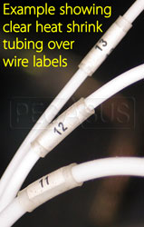 Click for a larger picture of Clear Heat Shrink Tubing, 1/16" ID, per foot