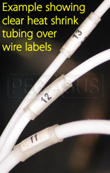 Large photo of Clear Heat Shrink Tubing, 3/32