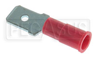 Click for a larger picture of Terminal, 22-18 Gauge Red Male Push-On