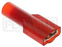 Large photo of Terminal, 22-18 Gauge Fully Insulated Female Push-On, Pegasus Part No. 4110