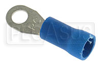 Large photo of Terminal, 16-14 Gauge Blue #6 Ring, Pegasus Part No. 4114