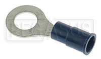 Click for a larger picture of Terminal, 16-14 Gauge Blue 1/4" Ring
