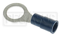 Click for a larger picture of Terminal, 16-14 Gauge Blue - 5/16" Ring
