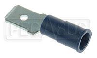 Click for a larger picture of Terminal, 16-14 Gauge Blue - Male Push-On