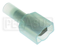 Large photo of Terminal, 16-14 Gauge Fully Insulated Male Push-On, Pegasus Part No. 4122