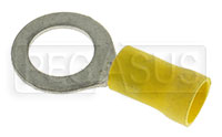 Click for a larger picture of Terminal, 12-10 Gauge Yellow - 3/8" Ring
