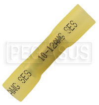 Click for a larger picture of Adhesive Lined Heat Shrink Butt Splice Terminal, 12-10 Gauge
