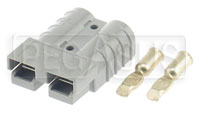 Large photo of 50 amp Auxiliary Battery Connector Half (Small Size), Pegasus Part No. 4146