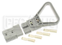 Click for a larger picture of 175 amp Auxiliary Battery Connector Set with Handle