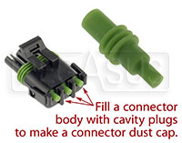Click for a larger picture of Weather Pack Terminal Cavity Plug