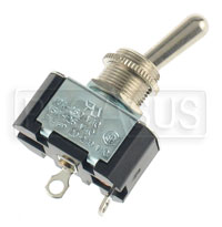 Click for a larger picture of Toggle Switch, SPST - 15 amp, Solder Lug Terminals