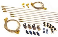 Large photo of Longacre Complete Brake Line Kit, 3AN, Pegasus Part No. 4522