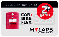 AMB/MyLaps Transponder Subscription Renewal Cards