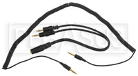 Click for a larger picture of RACEceiver 1-Female to 2-Male Splitter Cord with Extension